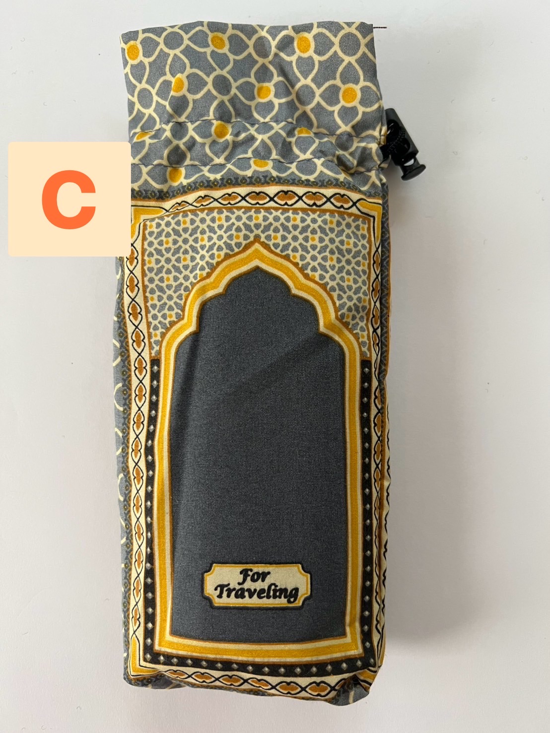 Sajadah Travel Turki - Motif 'Topkapi Yellow'