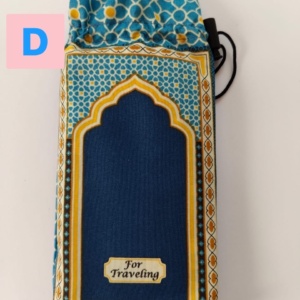 Sajadah Travel Turki - Motif 'Bursa Blue'